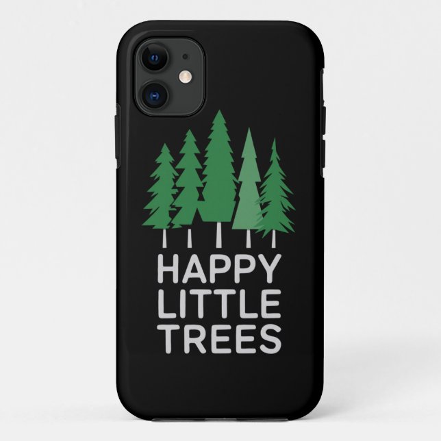 Coques Case-Mate iPhone Cadeaux drôles de camping d'arbres peu heureux  (Dos)