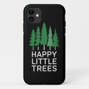Case-Mate iPhone Case Cadeaux drôles de petits arbres heureux Camping 