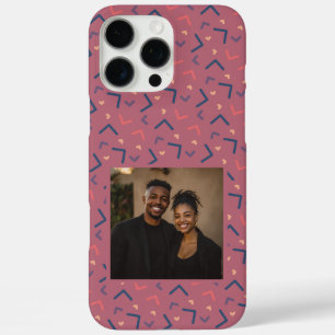 Coque iPhone 16 Pro Max Cadeaux élégants pour femmes Motif Memphis