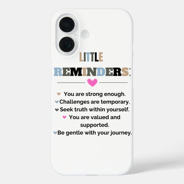 Coques Case-Mate iPhone Cadeaux Motivationnels Inspirationnels Petits Rapp (Verso)