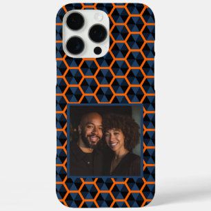 Coque iPhone 16 Pro Max Cadeaux Personnels Artistiques Motif Hexagone
