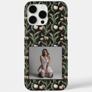 Coque iPhone 16 Pro Max Cadeaux uniques pour maman Fleur de tulipe Photo