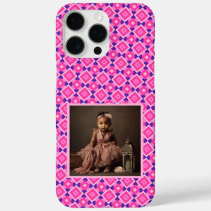 Coque iPhone 16 Pro Max Cadeaux uniques pour meilleur ami à motif carré