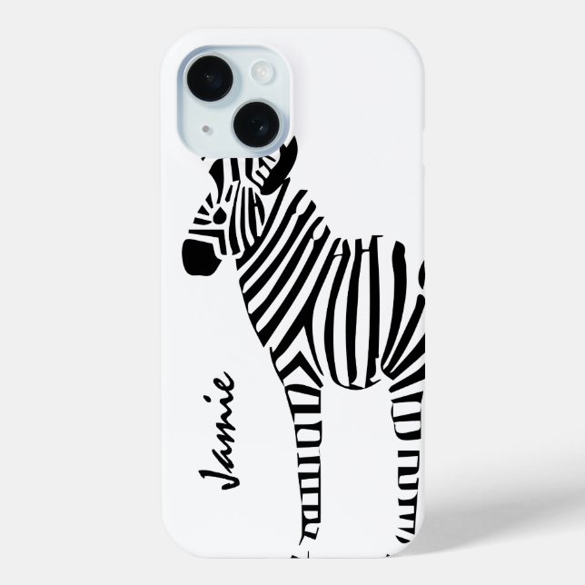 Coques Case-Mate iPhone Cadeaux Zebra Lovers (Verso)