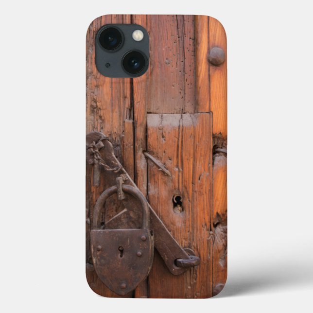 Coques Case-Mate iPhone Cadenas sur une porte en bois (Verso)