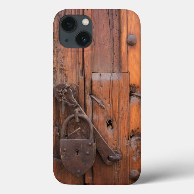 Coques Case-Mate iPhone Cadenas sur une porte en bois (Verso)