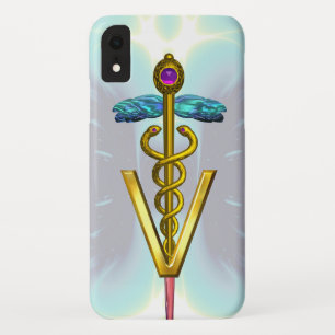 Etui iPhone Case-Mate CADEUCCE D'OR SYMBOLE VÉTÉRINAIRE Bleu clair sarce