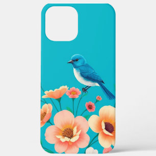 Case-Mate iPhone Case Cadre bleu avec oiseau