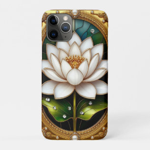 Case-Mate iPhone Case Cadre doré avec motif floral et perlé