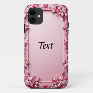 Case-Mate iPhone Case Cadre floral rose élégant