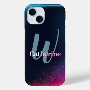 Coque Case-Mate iPhone Cadre lumineux en néon dynamique avec nom personna