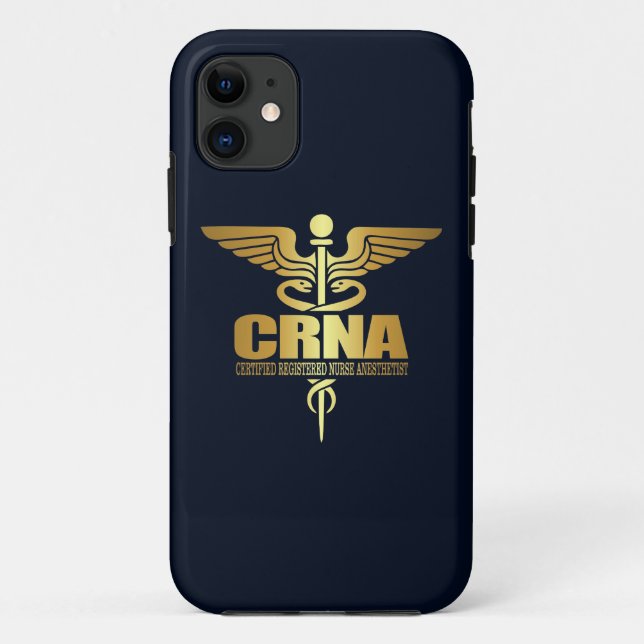 Coques Case-Mate iPhone Caducée d'or (CRNA) (Dos)