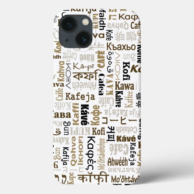 Coques Case-Mate iPhone Café (Verso)