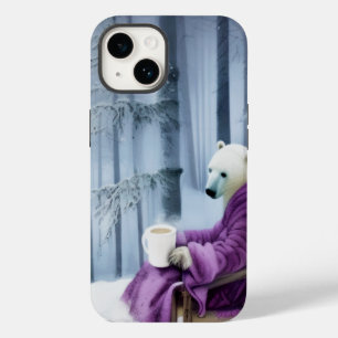 Coque Case-Mate iPhone Café à boire à l'ours polaire