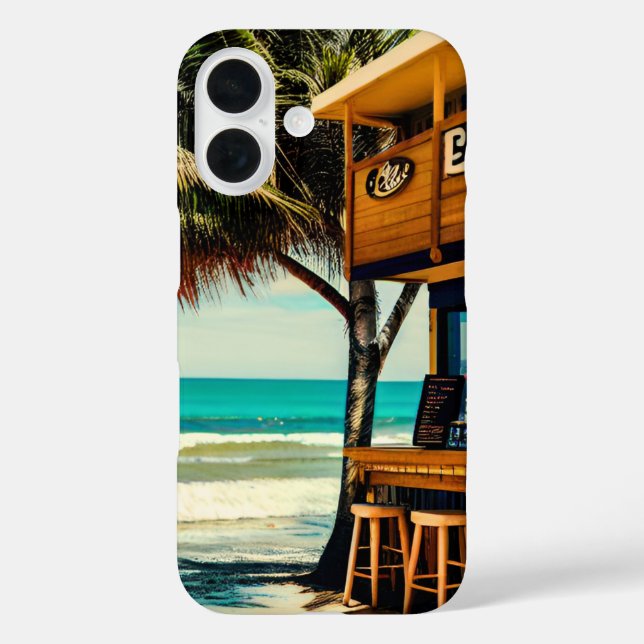 Coques Case-Mate iPhone Cafe Bar de la plage de Bali (Verso)