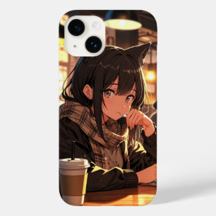 Coque Case-Mate iPhone Cafe Cat Girl