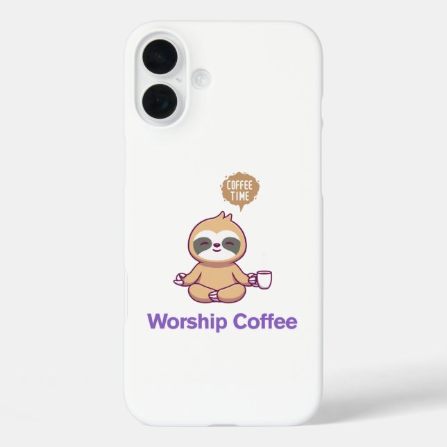 Coques Case-Mate iPhone Café de culte - Iphone 16 Design (Verso)