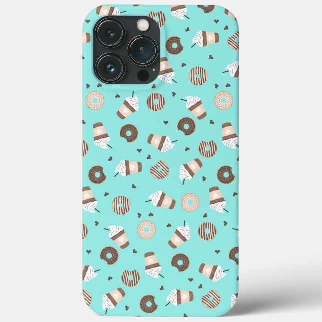 Coques Case-Mate iPhone Café Frappuccino Motif de beignets (Verso)