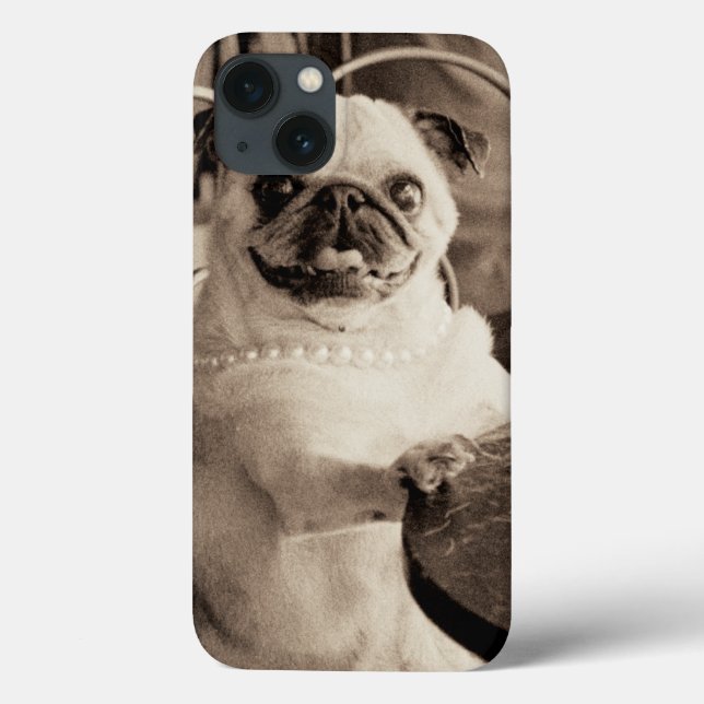 Coques Case-Mate iPhone Cafe pug (Verso)