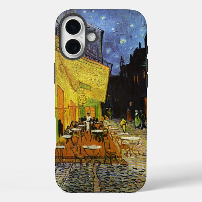 Coques Case-Mate iPhone Café Terrasse à Night Van Gogh (Verso)