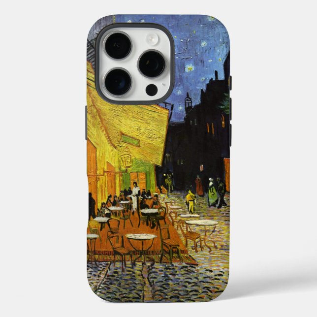 Coques Case-Mate iPhone Café Terrasse à Night Van Gogh (Verso)