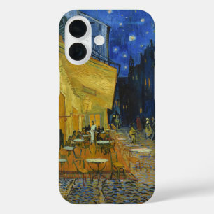 Coque Pour iPhone 16 Café Terrasse en soirée   Vincent van Gogh