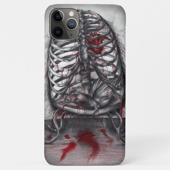 Coques Case-Mate iPhone Cage vide Anatomie gothique Horreur Rib Cage Art (Dos)
