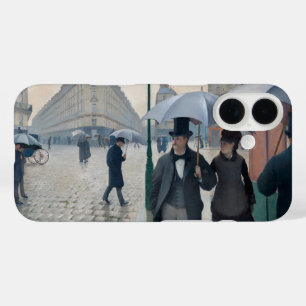 Coque Pour iPhone 16 Caillebotte Paris, rue, jour de pluie, art vintage