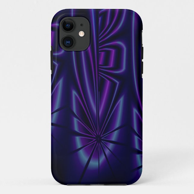 Coques Case-Mate iPhone Caisse abstraite moderne bleue de l'iPhone 5 (Dos)