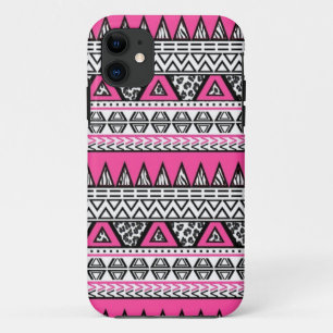 Case-Mate iPhone Case Caisse aztèque rose et noire de l'iPhone 5