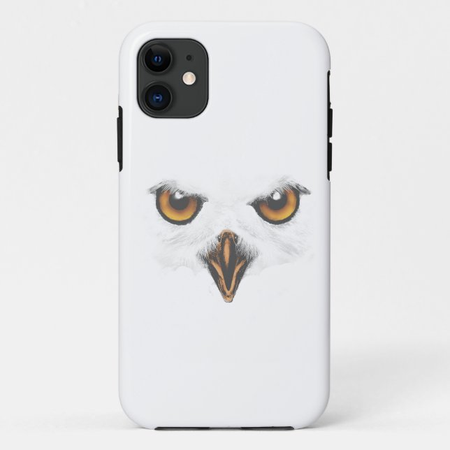 Coques Case-Mate iPhone Caisse blanche de l'iPhone 5 de hibou (Dos)