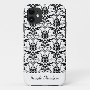 Coque Case-Mate Pour iPhone Caisse blanche noire de l'iphone 5 de motif de