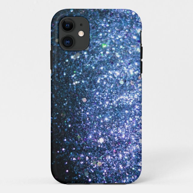 Coques Case-Mate iPhone Caisse bleue de l'iPhone 5 de couverture de Bling (Dos)
