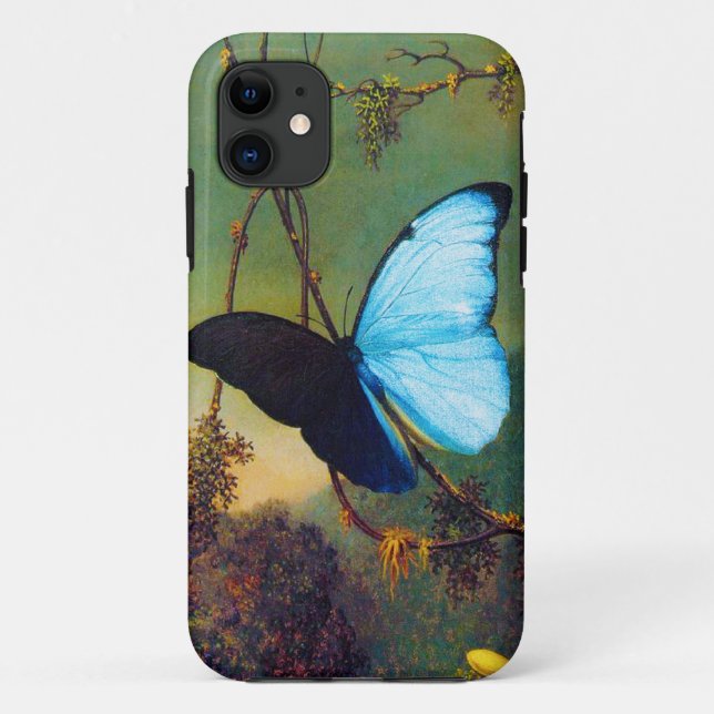 Coques Case-Mate iPhone Caisse bleue de l'iPhone 5 de papillon de Morpho (Dos)