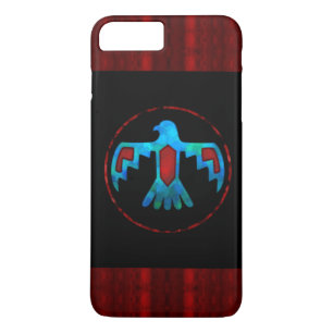 Coque iPhone 8 Plus/7 Plus Caisse bleue de téléphone de Thunderbird