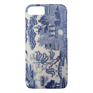 Coques Pour iPhone Caisse bleue du 19ème siècle traditionnelle de la
