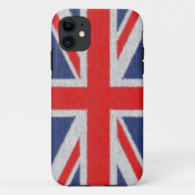 Coques Case-Mate iPhone Caisse britannique affligée de l'iPhone 5 de (Dos)