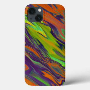 iPhone 13 Case Caisse colorée d'air d'iPad de peinture d'art