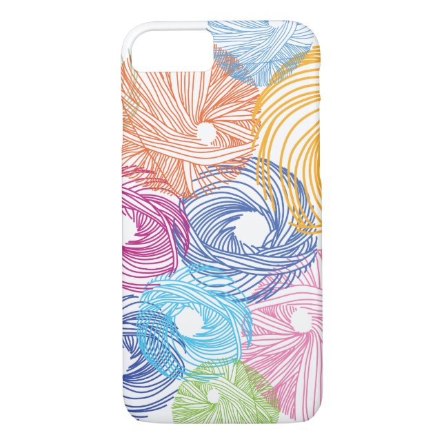 Coques Case-Mate iPhone Caisse colorée d'illustration d'art (Dos)
