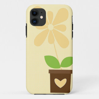 Coque iPhone 11 Caisse de fleur de ressort {iPhone}