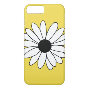 Coque iPhone 8 Plus/7 Plus Caisse de portable de marguerite