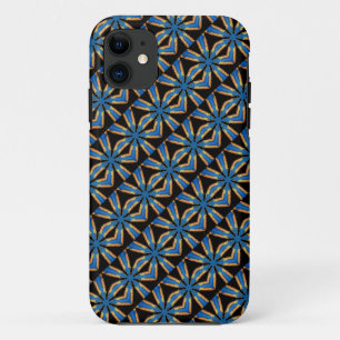 Coque Case-Mate Pour iPhone caisse diagonale noire et bleue