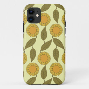 Coque Case-Mate iPhone Caisse d'or de l'iPhone 5 de motif de tournesols