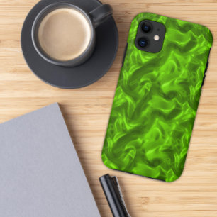 Coque Case-Mate Pour iPhone Caisse en soie verte de l'iPhone 5