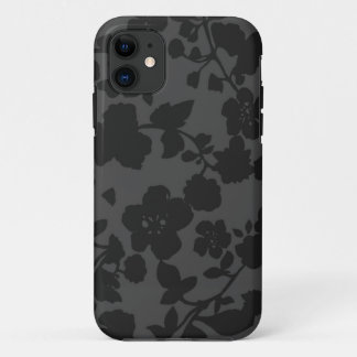 Coque Case-Mate iPhone Caisse florale noire de l'iPhone 5S