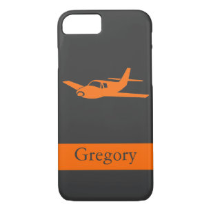Case-Mate iPhone Case Caisse grise orange personnalisable de l'iPhone 7