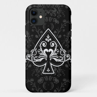Etui iPhone Case-Mate Caisse iPhone5 noire d'as de pique