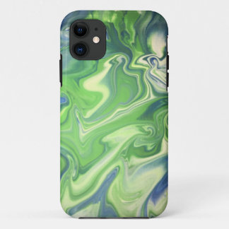 Case-Mate iPhone Case Caisse marbrée bleu-vert de téléphone