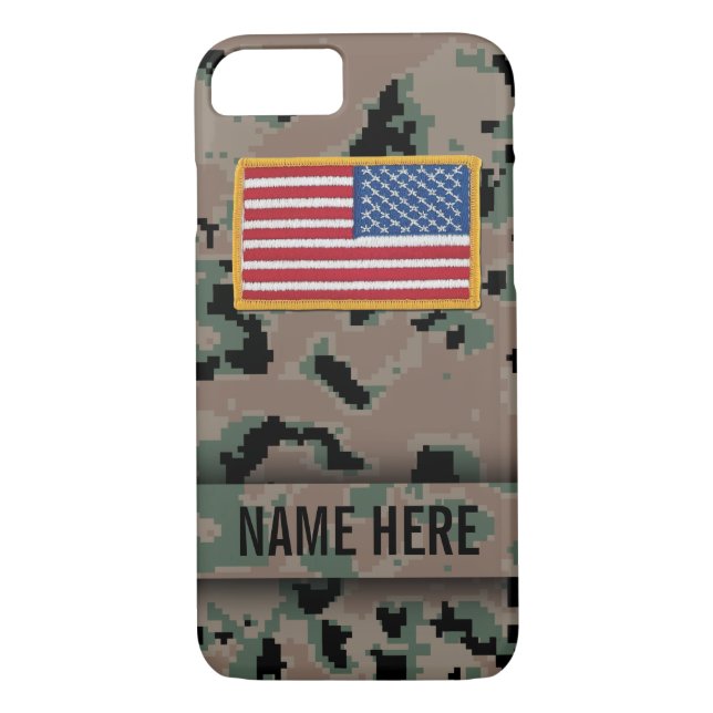 Coques Case-Mate iPhone Caisse marine de camouflage de style (Dos)