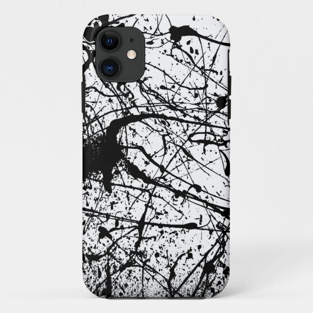 Coques Case-Mate iPhone Caisse noire de l'iPhone 5 d'éclaboussure à peine (Dos)